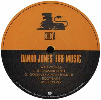 LP Danko Jones: Fire Music LTD | CLR 77851