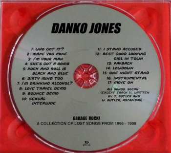 CD Danko Jones: Garage Rock! (A Collection Of Lost Songs From 1996 - 1998) 270396