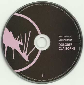 2CD Danny Elfman: Dolores Claiborne (Original Motion Picture Soundtrack) DLX | LTD 525902