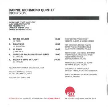CD Dannie Richmond Quintet: Dionysius 468455
