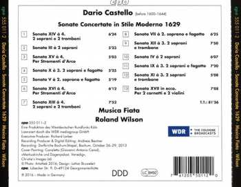 CD Dario Castello: Sonate Concertate 1629 121141