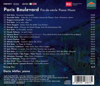 CD Dario Cristiano Müller: Paris Boulevard (Fin-De-Siècle Piano Music) 335407