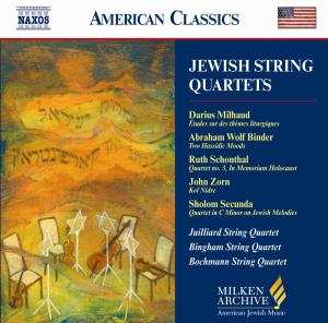 Album Darius Milhaud: Jüdische Streichquartette