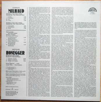LP Darius Milhaud: Quatre Visages / Sonatas / Sonata 525450