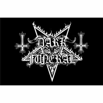 Merch Dark Funeral: Textilní Plakát Logo Dark Funeral