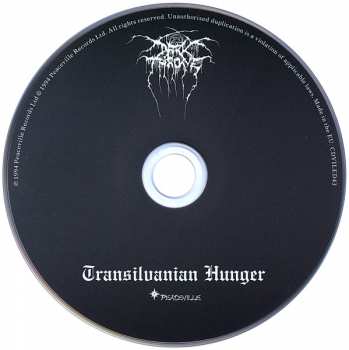 CD Darkthrone: Transilvanian Hunger 382327
