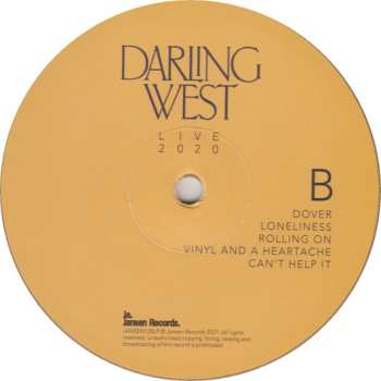 LP Darling West: Live 2020 CLR | LTD 537434