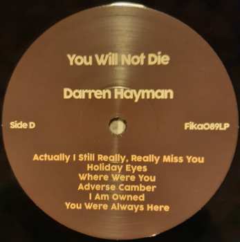2LP Darren Hayman: You Will Not Die LTD 377877