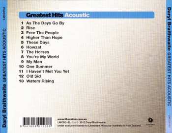 CD Daryl Braithwaite: Greatest Hits Acoustic 530466