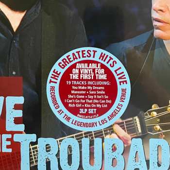 3LP Daryl Hall & John Oates: Live At The Troubadour 412209