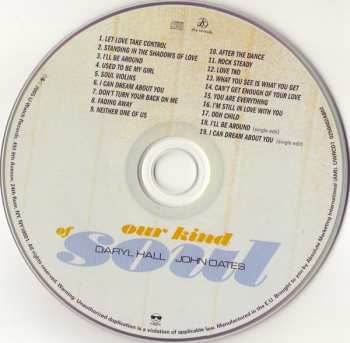 CD Daryl Hall & John Oates: Our Kind Of Soul 508232