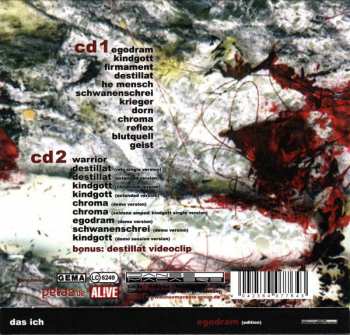 2CD Das Ich: Egodram (Edition) LTD 285657