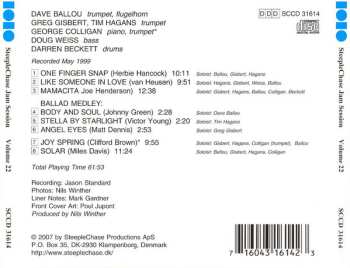 CD Dave Ballou: Jam Session, Vol. 22 483509
