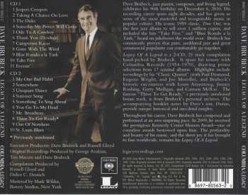 2CD Dave Brubeck: Legacy Of A Legend 175270