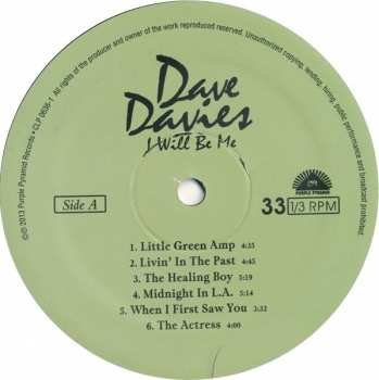 LP Dave Davies: I Will Be Me 441905