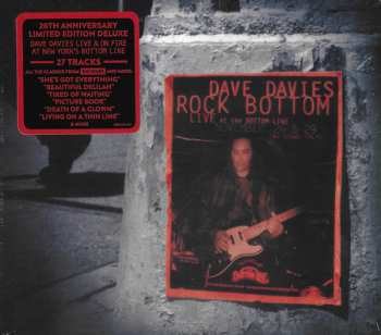 2CD Dave Davies: Rock Bottom: Live At The Bottom Line DLX | LTD 373166