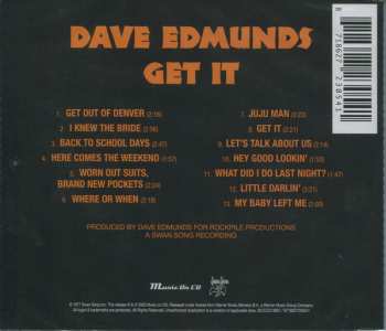 CD Dave Edmunds: Get It 101562