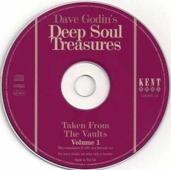 CD Dave Godin: Deep Soul Treasures (Taken From The Vaults...) (Volume 1) 92856