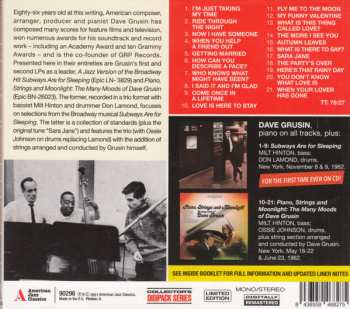 CD Dave Grusin: A Jazz Version Of The Broadway Hit Subways Are For Sleeping / Piano, Strings And Moonlight LTD | DIGI