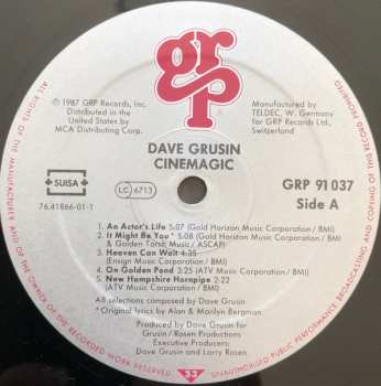 LP Dave Grusin: Cinemagic 382850