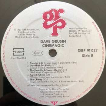 LP Dave Grusin: Cinemagic 382850