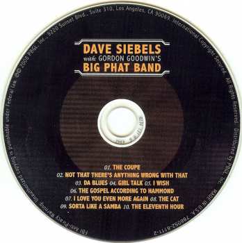 CD Dave Siebels: Dave Siebels With Gordon Goodwin's Big Phat Band 100164