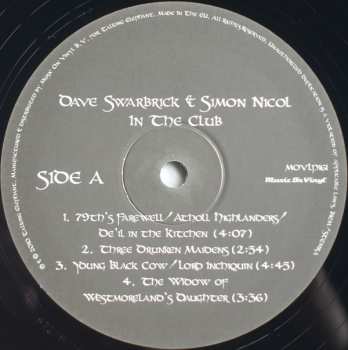 2LP Dave Swarbrick: In The Club 340602