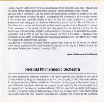 CD David Aaron Carpenter: Harold In Italy / Sonata Per la Gran Viola E Orchestra 155107
