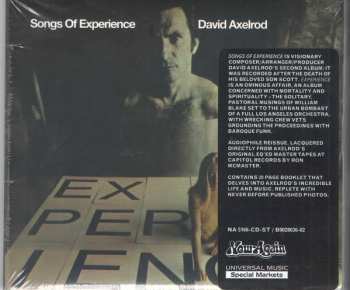 CD David Axelrod: Songs Of Experience 107243