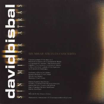 2CD David Bisbal: Sin Mirar Atrás Tour