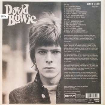 2LP David Bowie: David Bowie 8792