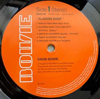 LP David Bowie: Aladdin Sane LTD 439263