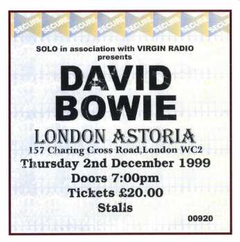 CD David Bowie: London Bye Ta Ta (The Astoria Broadcast 1999) 416531