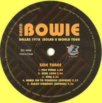 2LP David Bowie: Dallas 1978 Isolar II World Tour  NUM | CLR 386713