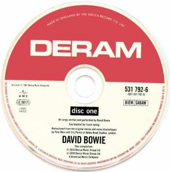 2CD David Bowie: David Bowie DLX