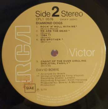 LP David Bowie: Diamond Dogs