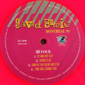 2LP David Bowie: Montreal '87 NUM | LTD | CLR 406478