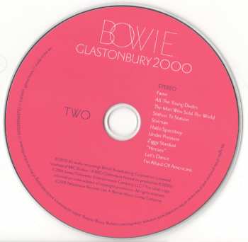 2CD David Bowie: Glastonbury 2000 14155
