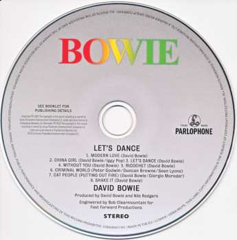 CD David Bowie: Let's Dance 20166