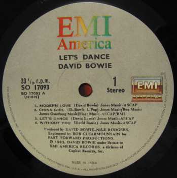 LP David Bowie: Let's Dance 43244