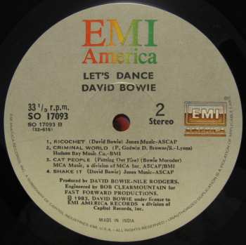 LP David Bowie: Let's Dance 43244