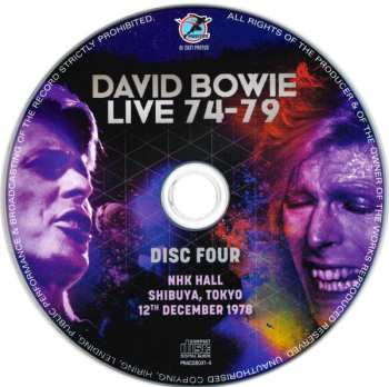 4CD/Box Set David Bowie: Live 74-79 258794