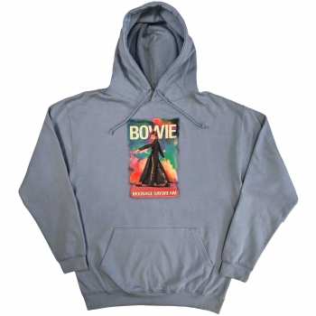 Merch David Bowie: David Bowie Unisex Pullover Hoodie: Moonage 11 Fade (large) L