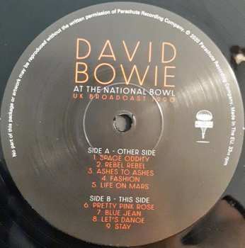 2LP David Bowie: At The National Bowl (UK Broadcast 1990) 414753