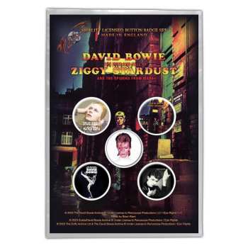 Merch David Bowie: David Bowie Button Badge Pack: Early Albums