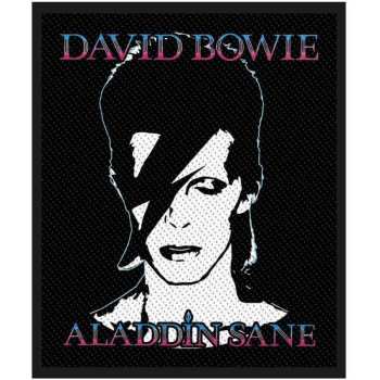 Merch David Bowie: David Bowie Standard Woven Patch: Aladdin Sane