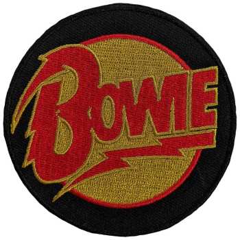 Merch David Bowie: David Bowie Standard Woven Patch: Diamond Dogs Logo Circle