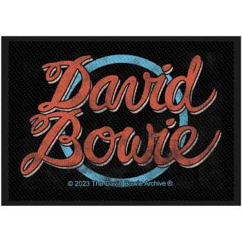 Merch David Bowie: David Bowie Standard Woven Patch: Logo