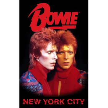 Merch David Bowie: Textilní Plakát New York City