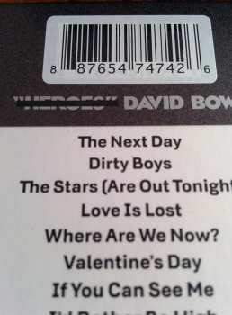 CD David Bowie: The Next Day DLX | DIGI 25135